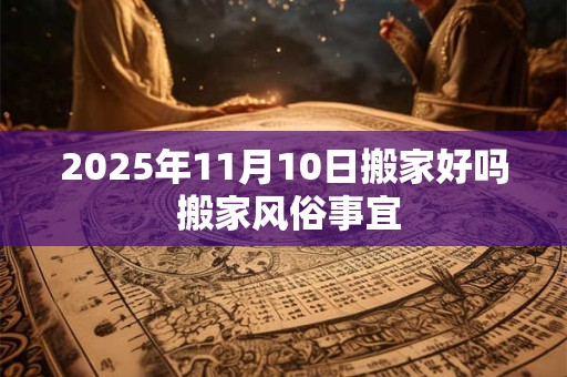 2025年11月10日搬家好吗 搬家风俗事宜