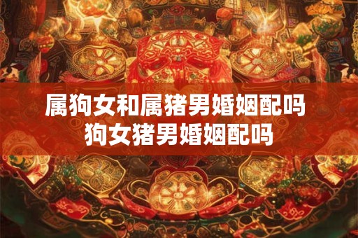 属狗女和属猪男婚姻配吗 狗女猪男婚姻配吗