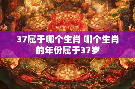 37属于哪个生肖 哪个生肖的年份属于37岁