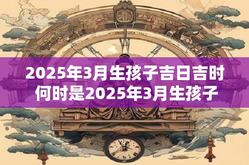 2025年3月生孩子吉日吉时 何时是2025年3月生孩子最佳时机