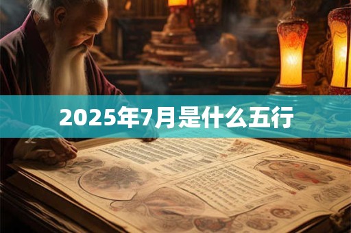 2025年7月是什么五行