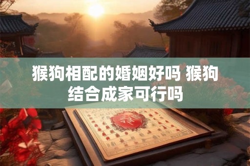 猴狗相配的婚姻好吗 猴狗结合成家可行吗