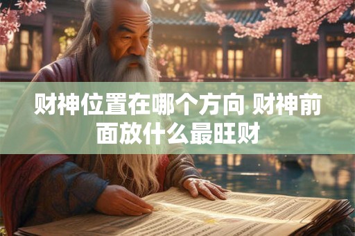 财神位置在哪个方向 财神前面放什么最旺财