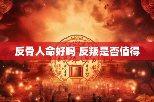 反骨人命好吗 反叛是否值得