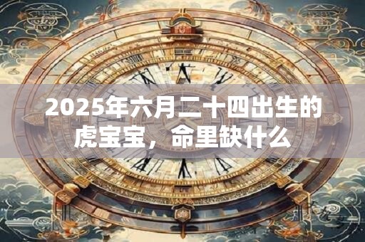 2025年六月二十四出生的虎宝宝，命里缺什么