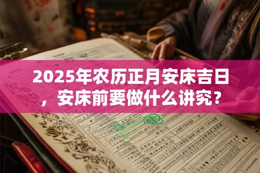2025年农历正月安床吉日,安床前要做什么讲究? 2025年农历正月安床吉日,安床前要做什么讲究?