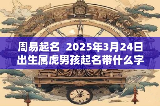 周易起名  2025年3月24日出生属虎男孩起名带什么字好