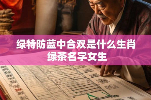 详细阅读:绿特防蓝中合双是什么生肖 绿茶名字女生 绿特防蓝中合双是什么生肖 绿茶名字女生