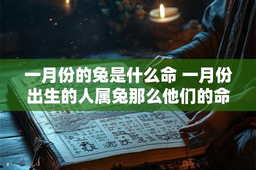 一月份的兔是什么命 一月份出生的人属兔那么他们的命运特点是什么