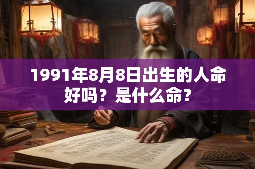 1991年8月8日出生的人命好吗?是什么命? 1991年8月8日出生的人命好吗?是什么命?
