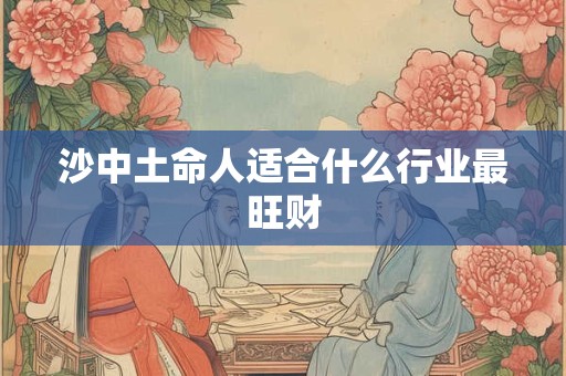 沙中土命人适合什么行业最旺财 沙中土命人适合什么行业最旺财