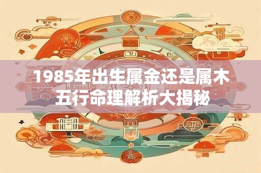 1985年出生属金还是属木 五行命理解析大揭秘