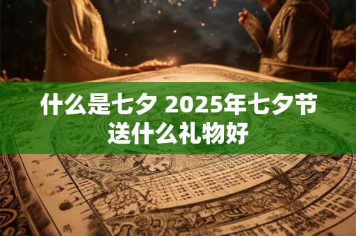 什么是七夕 2025年七夕节送什么礼物好