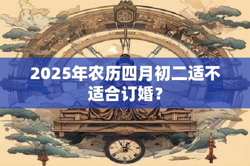 2025年农历四月初二适不适合订婚？