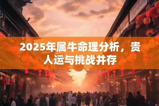 2025年属牛命理分析，贵人运与挑战并存