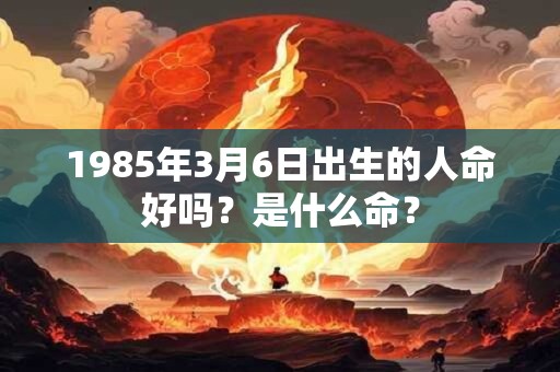 1985年3月6日出生的人命好吗?是什么命? 1985年3月6日出生的人命好吗?是什么命?