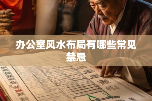 办公室风水布局有哪些常见禁忌