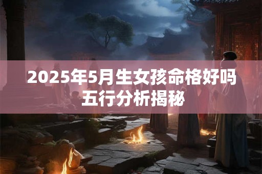 2025年5月生女孩命格好吗 五行分析揭秘