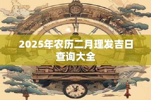 2025年农历二月理发吉日查询大全