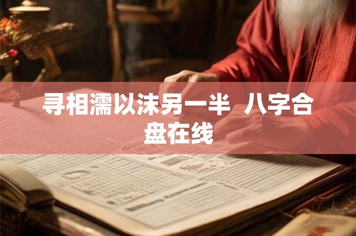 寻相濡以沫另一半  八字合盘在线