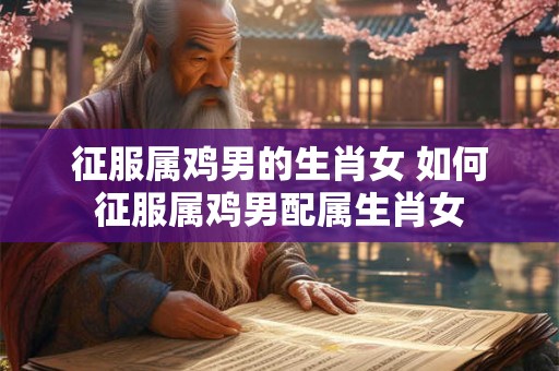 征服属鸡男的生肖女 如何征服属鸡男配属生肖女