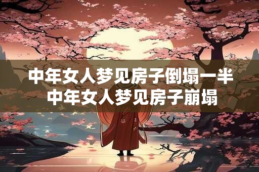 中年女人梦见房子倒塌一半 中年女人梦见房子崩塌