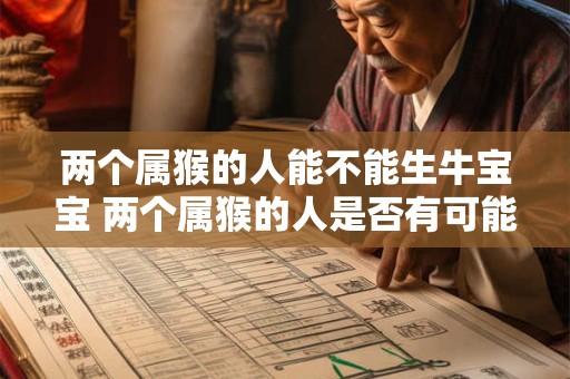 两个属猴的人能不能生牛宝宝 两个属猴的人是否有可能生育属牛的宝宝