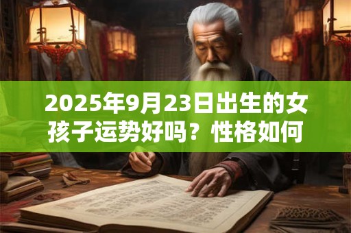2025年9月23日出生的女孩子运势好吗？性格如何