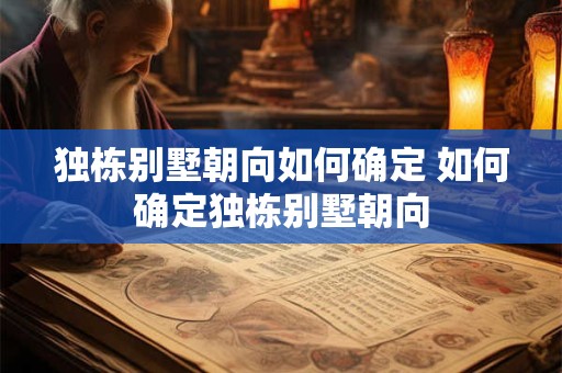 独栋别墅朝向如何确定 如何确定独栋别墅朝向