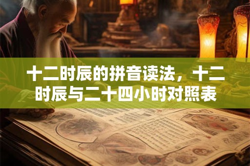 十二时辰的拼音读法，十二时辰与二十四小时对照表