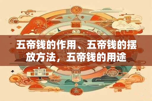 五帝钱的作用、五帝钱的摆放方法，五帝钱的用途