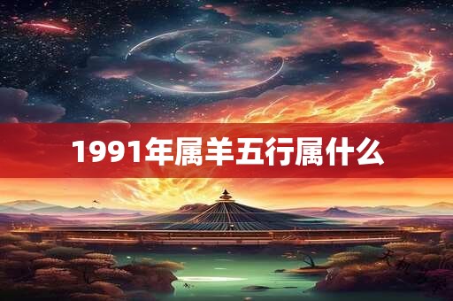 1991年属羊五行属什么