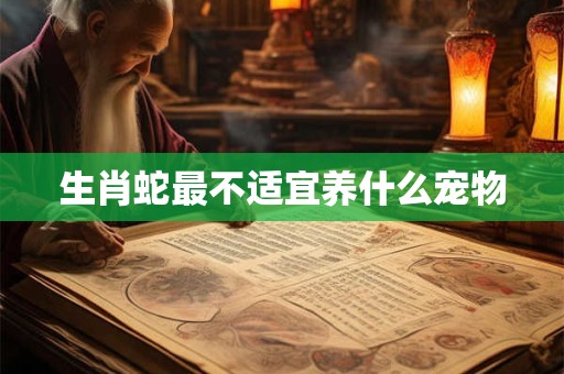 生肖蛇最不适宜养什么宠物