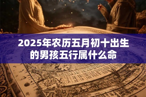 2025年农历五月初十出生的男孩五行属什么命
