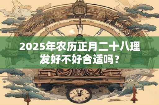 2025年农历正月二十八理发好不好合适吗? 2025年农历正月二十八理发好不好合适吗?