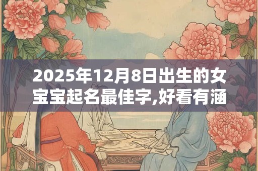 2025年12月8日出生的女宝宝起名最佳字,好看有涵养名字推荐