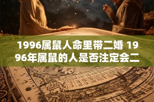 1996属鼠人命里带二婚 1996年属鼠的人是否注定会二婚