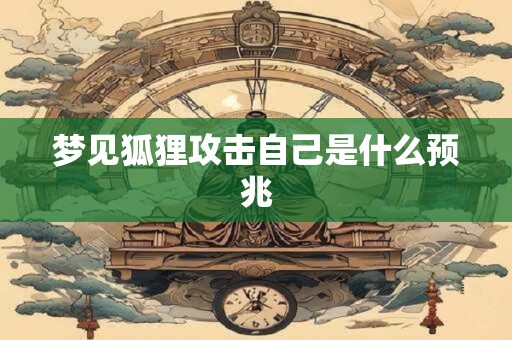 梦见狐狸攻击自己是什么预兆