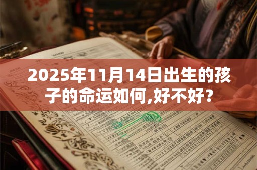 2026年11月14日出生的孩子的命运如何,好不好？