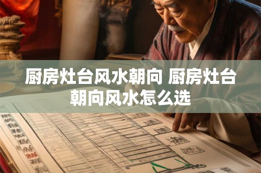 厨房灶台风水朝向 厨房灶台朝向风水怎么选