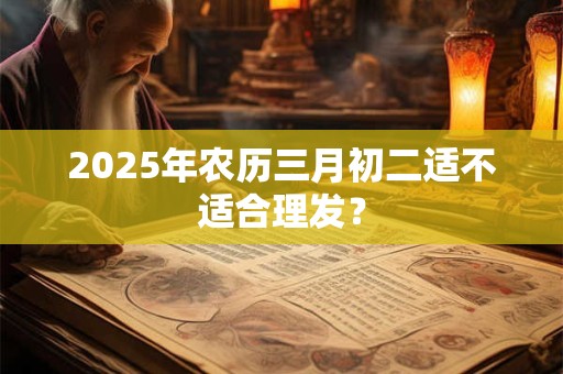2025年农历三月初二适不适合理发? 2025年农历三月初二适不适合理发?
