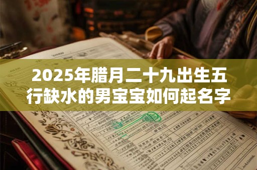 2025年腊月二十九出生五行缺水的男宝宝如何起名字
