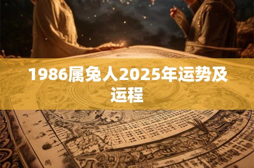 1986属兔人2025年运势及运程