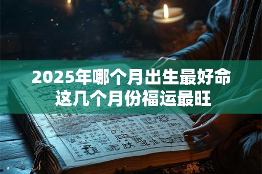 2025年哪个月出生最好命 这几个月份福运最旺