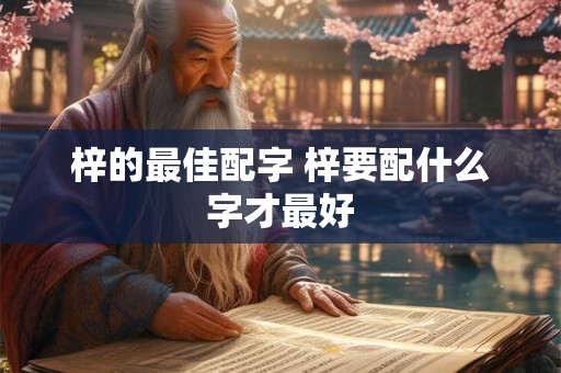 梓的最佳配字 梓要配什么字才最好