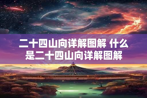 二十四山向详解图解 什么是二十四山向详解图解