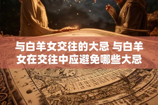 与白羊女交往的大忌 与白羊女在交往中应避免哪些大忌