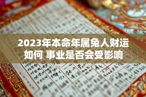 2023年本命年属兔人财运如何 事业是否会受影响