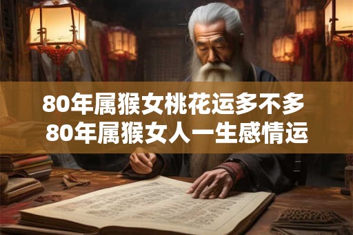 80年属猴女桃花运多不多 80年属猴女人一生感情运