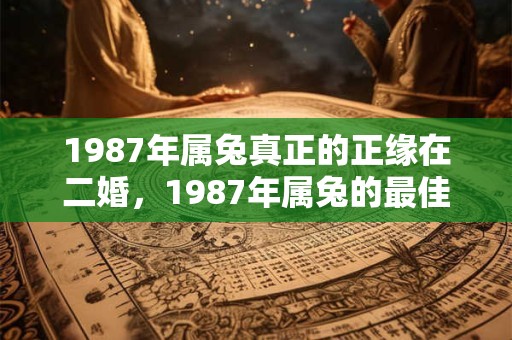1987年属兔真正的正缘在二婚，1987年属兔的最佳配偶